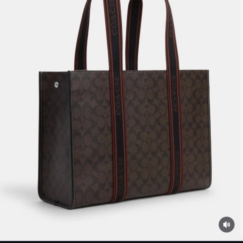 Coach Large Smith Tote Bag In Signature Canvas